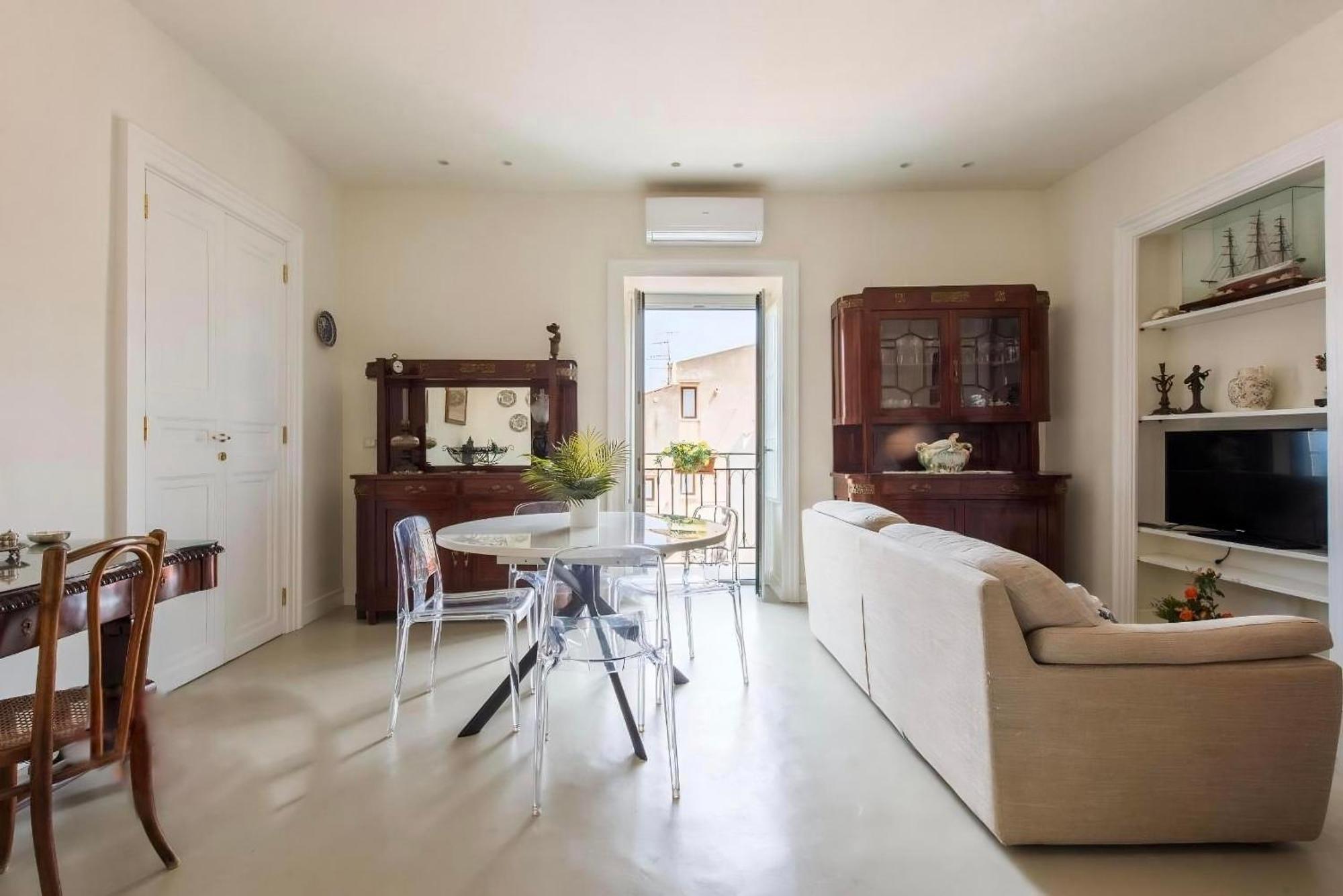Vittorio Emanuele Street House Lejlighed Cefalù Værelse billede